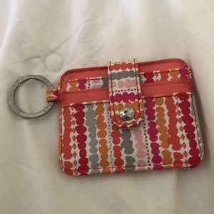 Vera Bradley keychain ID wallet